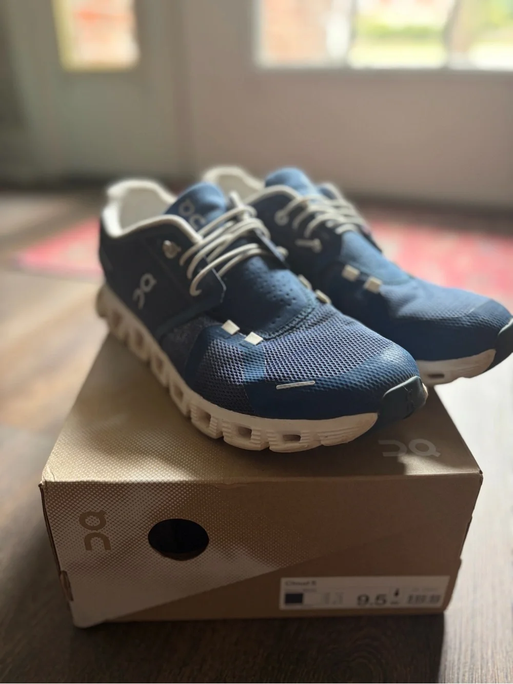 On Cloud - Cloud 5 Women’s Sneaker, Denim, 9.5